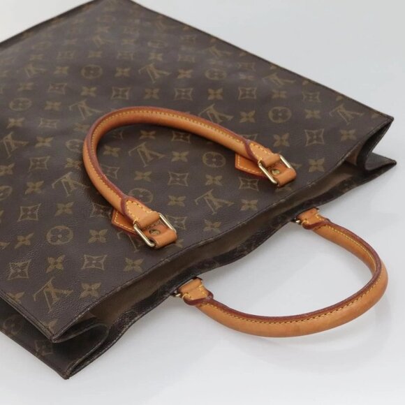 LOUIS VUITTON Monogram Sac Plat Hand Bag - Picture 10 of 16
